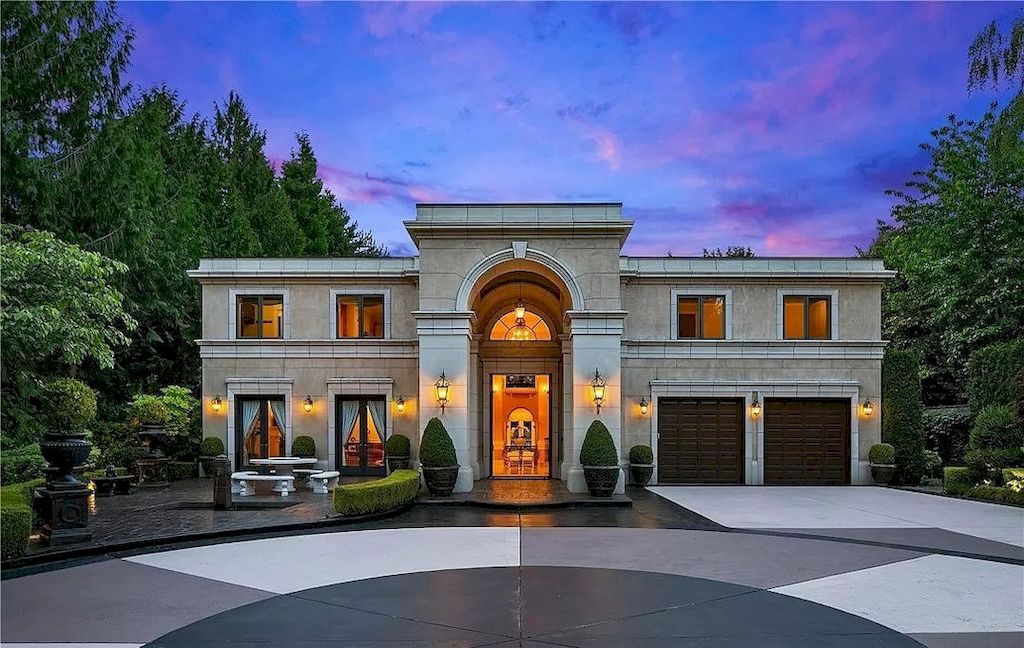 The Enchanting Mansion in Washington is an amazing home now available for sale. This home is located at 8626 NE 24th St, Clyde Hill, Washington