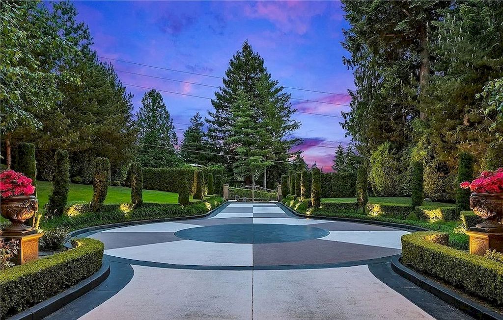 The Enchanting Mansion in Washington is an amazing home now available for sale. This home is located at 8626 NE 24th St, Clyde Hill, Washington