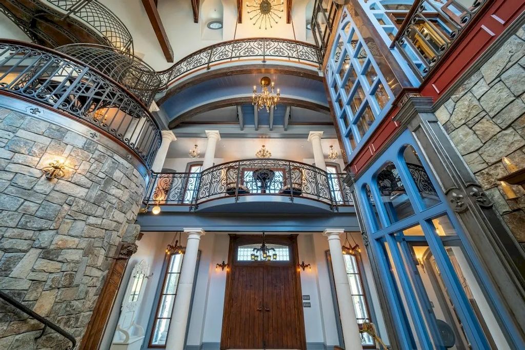 The Endlessly Country Chateau in Oregon is designed and crafted with pieces by local artisans with materials imported from all over the world now available for sale. This home is located at 26480 SW Wilken Ln, West Linn,  Oregon