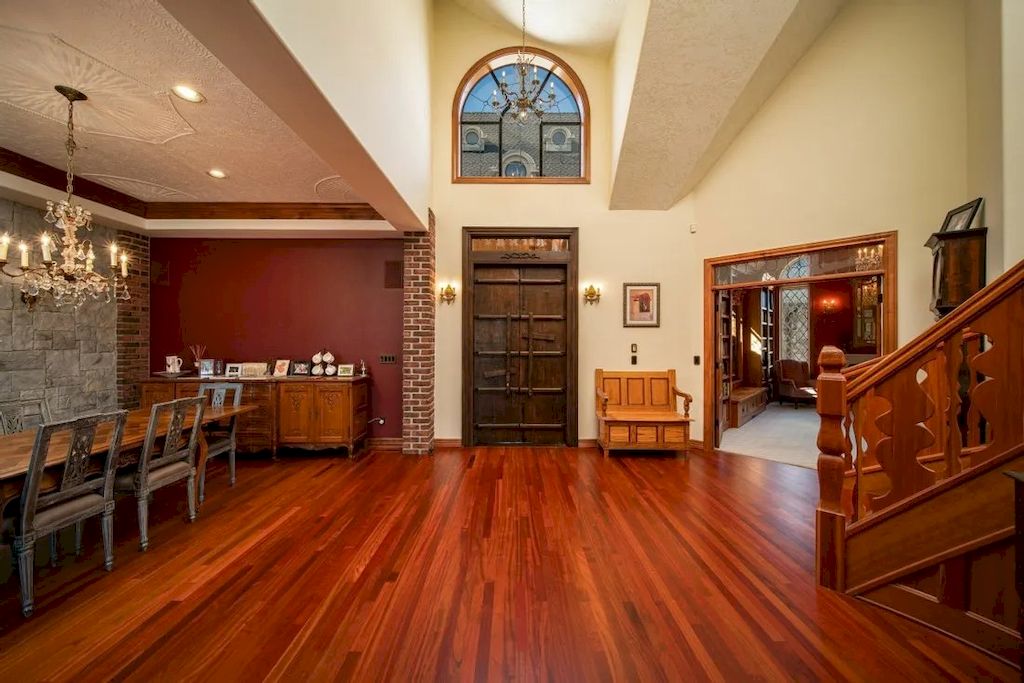 The Endlessly Country Chateau in Oregon is designed and crafted with pieces by local artisans with materials imported from all over the world now available for sale. This home is located at 26480 SW Wilken Ln, West Linn,  Oregon