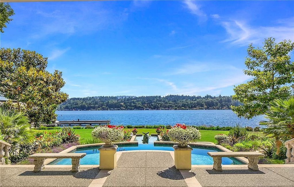The Waterfront Estate in Washington offers meticulous craftsmanship & unmatched quality now available for sale. This home is located at 5330 Butterworth Rd, Mercer Island, Washington