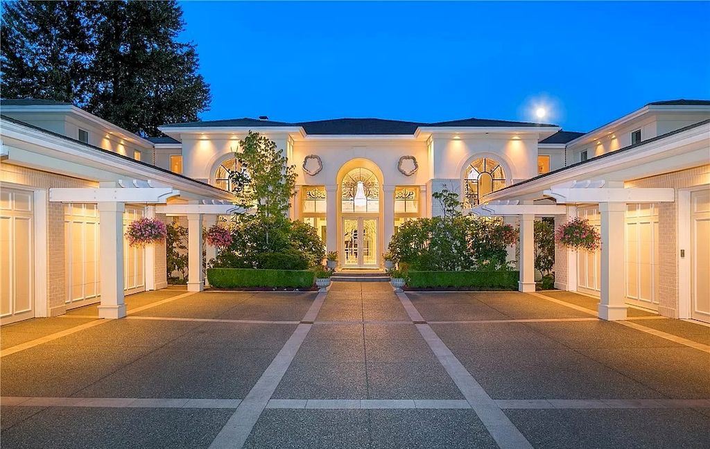 The Waterfront Estate in Washington offers meticulous craftsmanship & unmatched quality now available for sale. This home is located at 5330 Butterworth Rd, Mercer Island, Washington