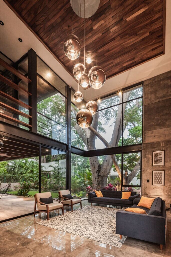 Hilca House Combines Stone Concrete Wood by Di Frenna Arquitectos 12