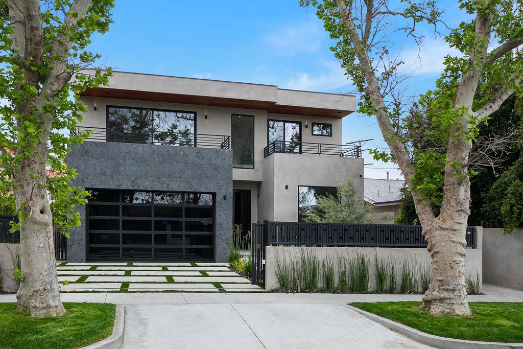 The Home in Los Angeles is a 2021 construction with exquisite Italian finishes featuring rooftop deck, basement and large lot now available for sale. This home located at 716 N Fuller Ave, Los Angeles, California