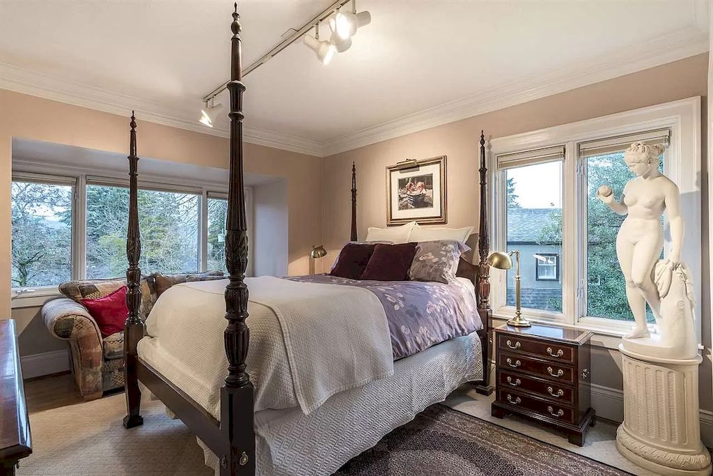 The Lovely House in Vancouver is surrounded by incredible gardens now available for sale. This home is located at 2588 Courtenay St, Vancouver, BC V6R 3X3, Canada