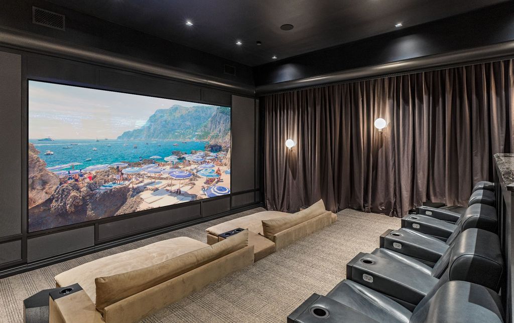 The French Mansion in California is a magnificent modern estate perched in the prestigious double-gated Estates at The Oaks of Calabasas now available for sale. This home located at 25314 Prado De La Felicidad, Calabasas, California