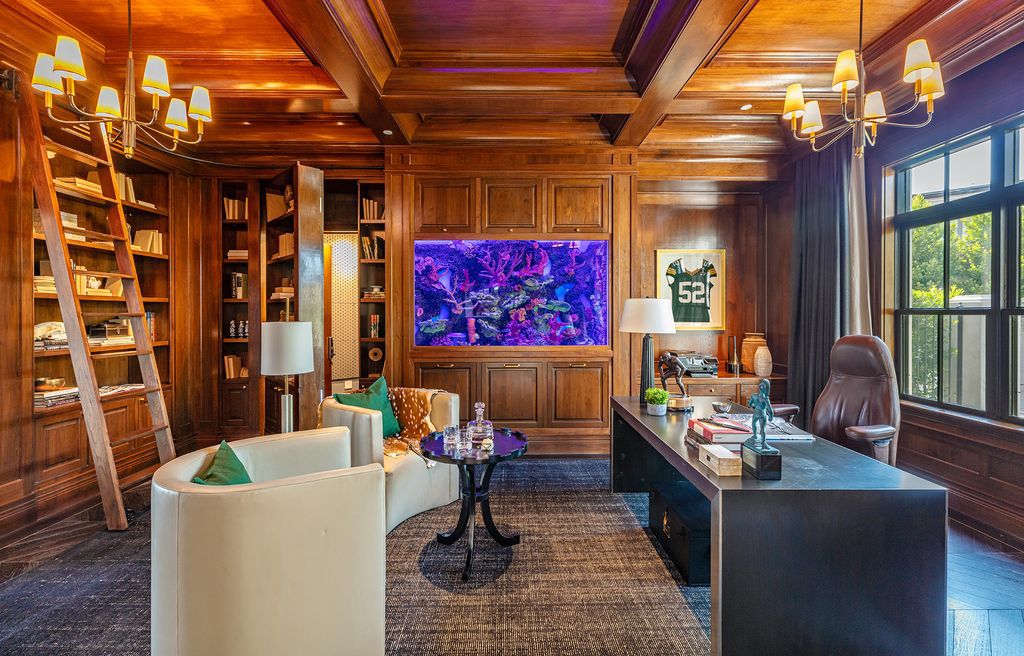 The French Mansion in California is a magnificent modern estate perched in the prestigious double-gated Estates at The Oaks of Calabasas now available for sale. This home located at 25314 Prado De La Felicidad, Calabasas, California