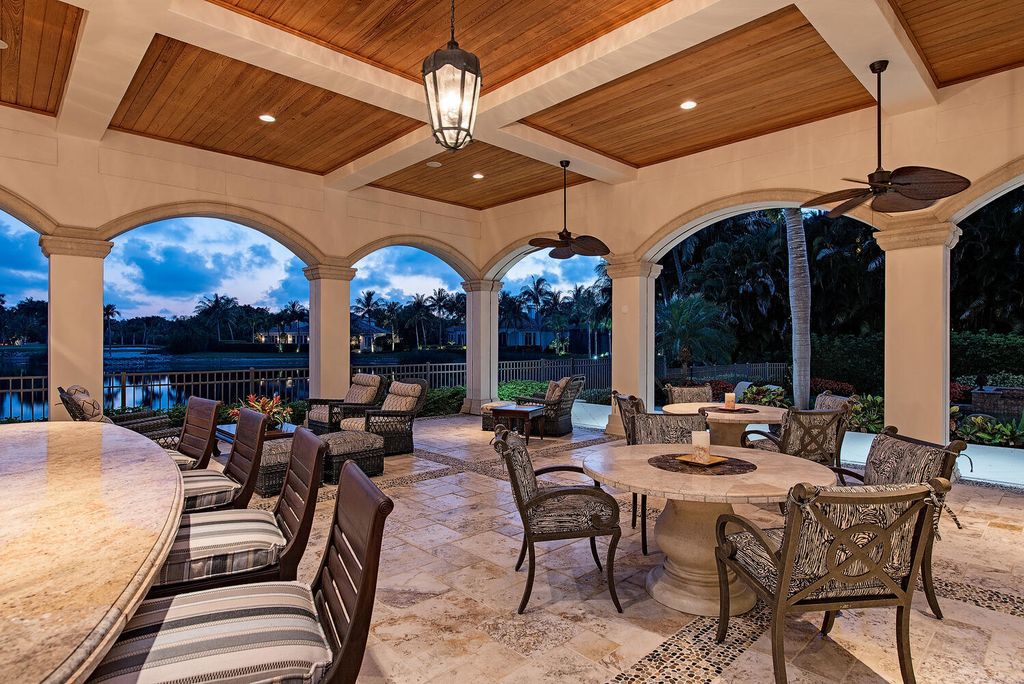 The Home in Naples is a luxurious custom built residence on one of the most sought after streets in Grey Oaks now available for sale. This home located at 2148 Canna Way, Naples, Florida