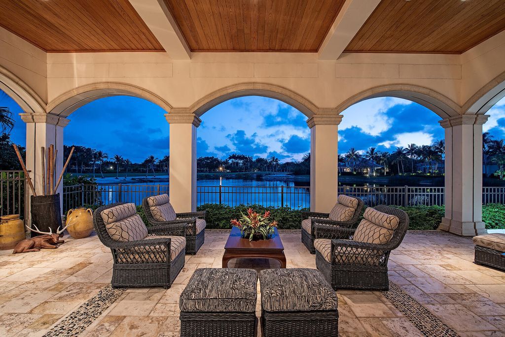 The Home in Naples is a luxurious custom built residence on one of the most sought after streets in Grey Oaks now available for sale. This home located at 2148 Canna Way, Naples, Florida