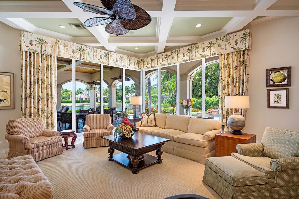 The Home in Naples is a luxurious custom built residence on one of the most sought after streets in Grey Oaks now available for sale. This home located at 2148 Canna Way, Naples, Florida