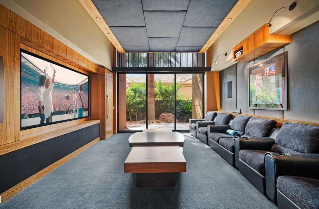 The Home in Rancho Mirage is a hillside estate with views of the Coachella Valley desert - One of the finest homes Mirada Estates now available for sale. This home located at 55 Granite Ridge Rd, Rancho Mirage, California