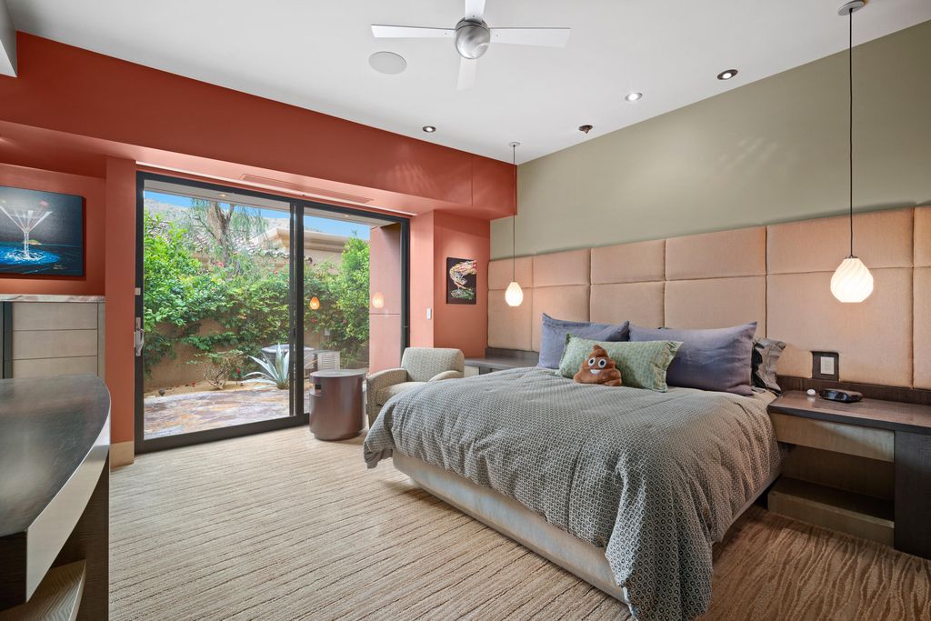 The Home in Rancho Mirage is a hillside estate with views of the Coachella Valley desert - One of the finest homes Mirada Estates now available for sale. This home located at 55 Granite Ridge Rd, Rancho Mirage, California