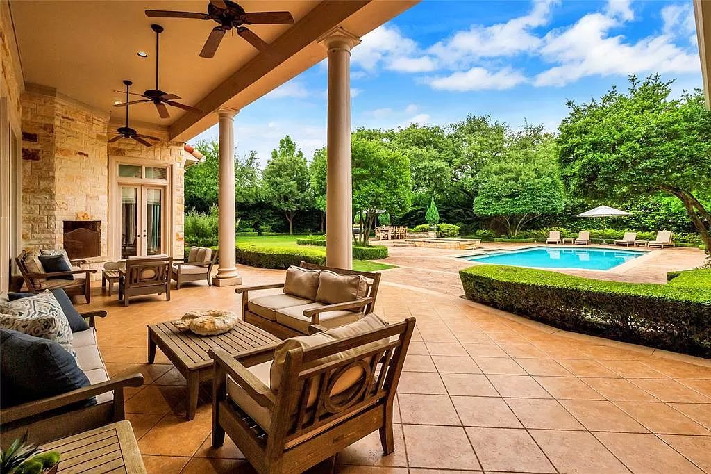 The Home in Dallas is an Old Preston Hollow estate meets elevated luxury living for a retreat of the highest order now available for sale. This home located at 5810 Park Ln, Dallas, Texas