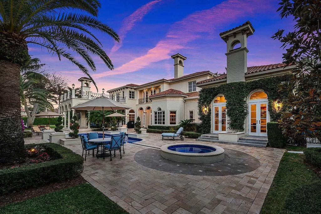 The Boca Raton Home is a luxurious five-bedroom estate complemented by the refreshed decor, seamlessly blending clean lines and traditional elegance now available for sale. This home located at 1869 Sabal Palm Dr, Boca Raton, Florida