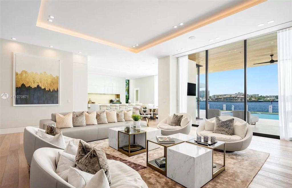 The Mansion in Fort Lauderdale is a luxurious masterpiece features vast Intracoastal views and generous entertaining spaces now available for sale. This home located at 2412 Laguna Dr, Fort Lauderdale, Florida