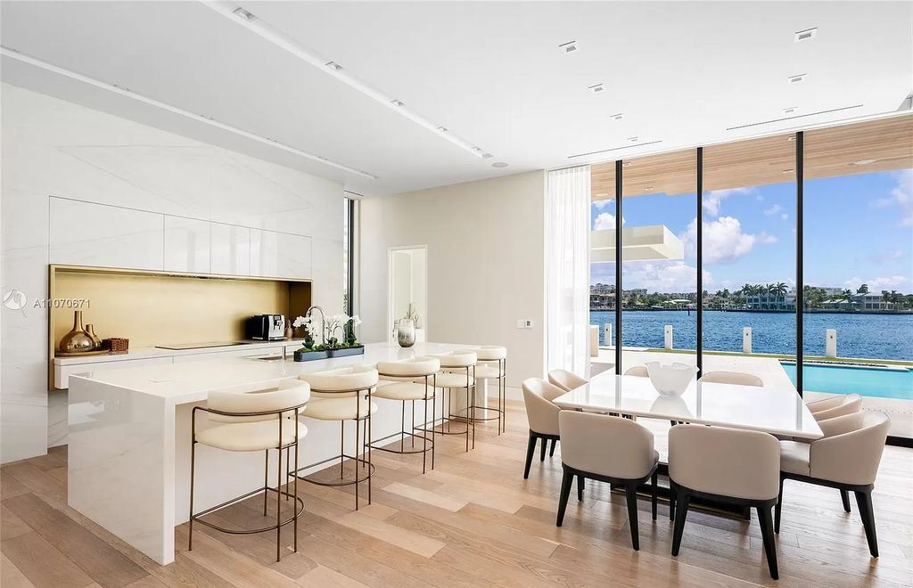 The Mansion in Fort Lauderdale is a luxurious masterpiece features vast Intracoastal views and generous entertaining spaces now available for sale. This home located at 2412 Laguna Dr, Fort Lauderdale, Florida