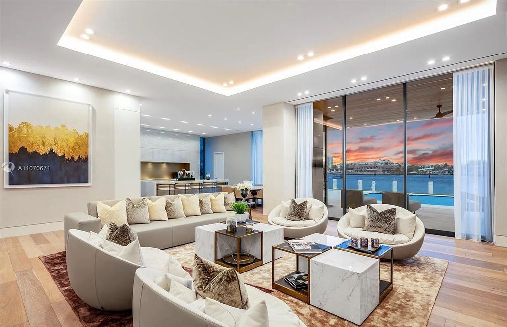 The Mansion in Fort Lauderdale is a luxurious masterpiece features vast Intracoastal views and generous entertaining spaces now available for sale. This home located at 2412 Laguna Dr, Fort Lauderdale, Florida