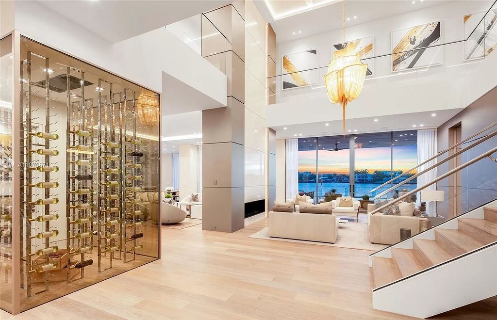 The Mansion in Fort Lauderdale is a luxurious masterpiece features vast Intracoastal views and generous entertaining spaces now available for sale. This home located at 2412 Laguna Dr, Fort Lauderdale, Florida