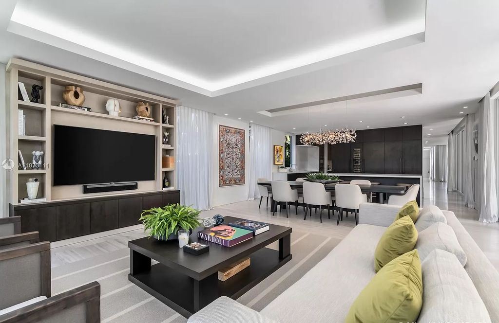 The Home in Miami Beach is a custom built masterpiece offers 6,000 sf of meticulously crafted living space along with gorgeous finishes now available for sale. This home located at 672 S Shore Dr, Miami Beach, Florida
