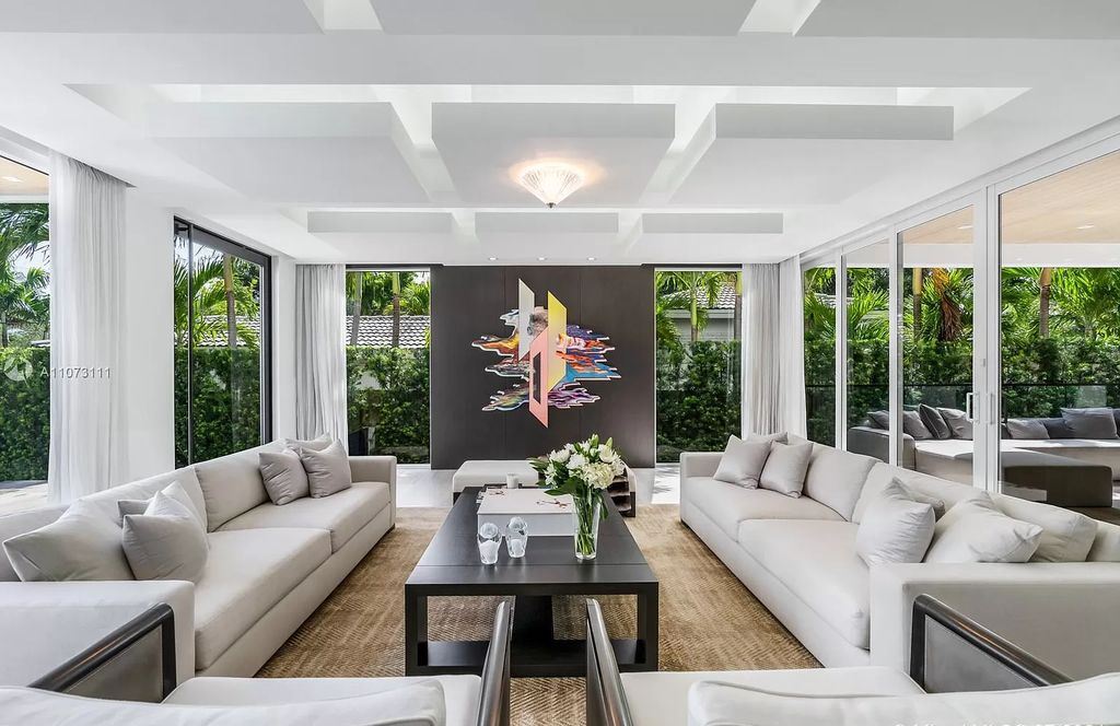 The Home in Miami Beach is a custom built masterpiece offers 6,000 sf of meticulously crafted living space along with gorgeous finishes now available for sale. This home located at 672 S Shore Dr, Miami Beach, Florida