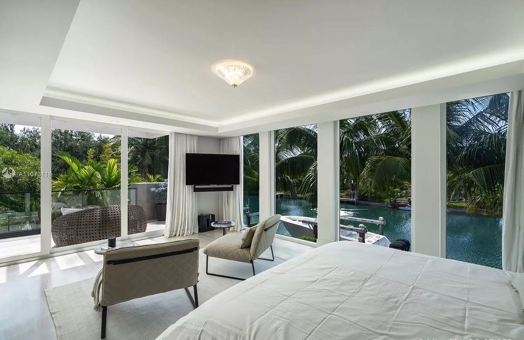 The Home in Miami Beach is a custom built masterpiece offers 6,000 sf of meticulously crafted living space along with gorgeous finishes now available for sale. This home located at 672 S Shore Dr, Miami Beach, Florida