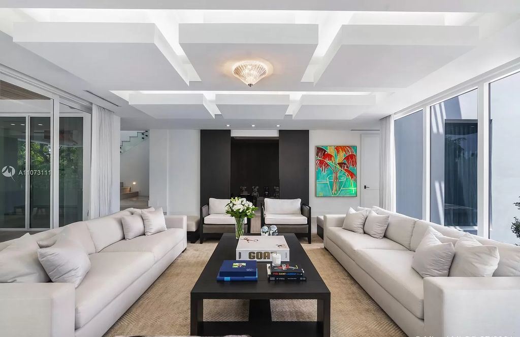 The Home in Miami Beach is a custom built masterpiece offers 6,000 sf of meticulously crafted living space along with gorgeous finishes now available for sale. This home located at 672 S Shore Dr, Miami Beach, Florida