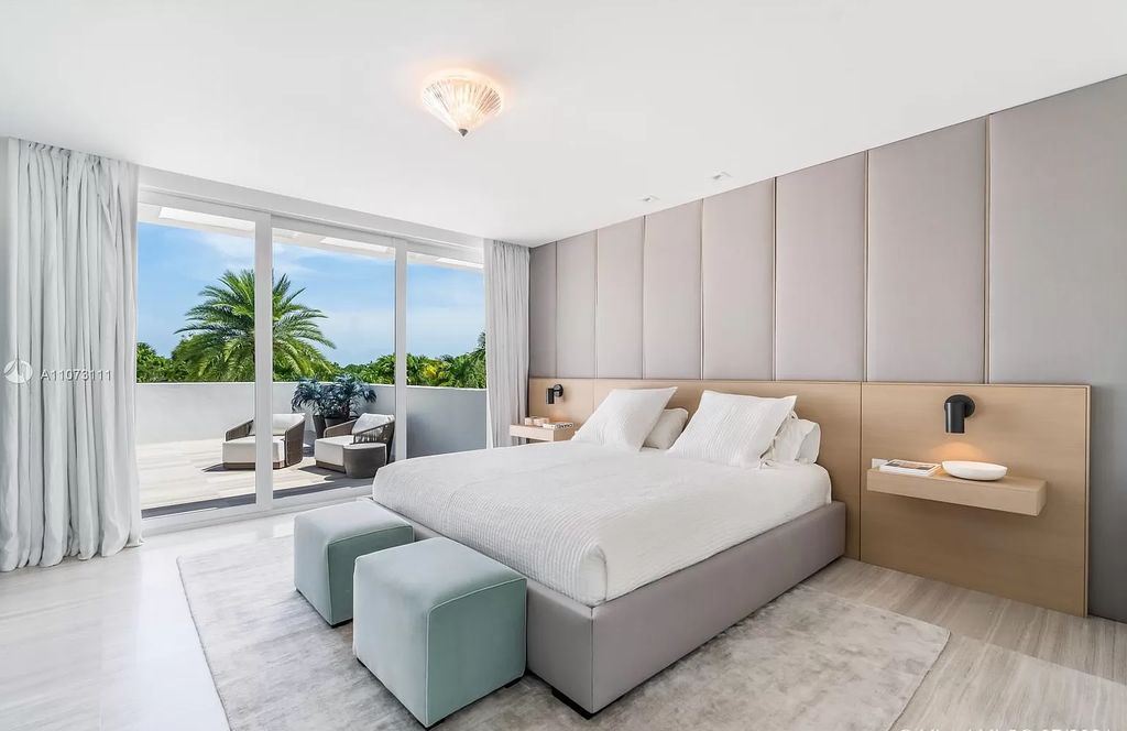 The Home in Miami Beach is a custom built masterpiece offers 6,000 sf of meticulously crafted living space along with gorgeous finishes now available for sale. This home located at 672 S Shore Dr, Miami Beach, Florida