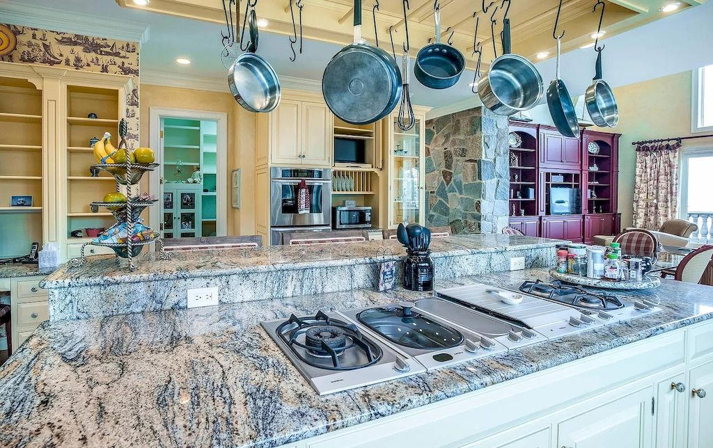 Spectacular French Country Style House by the Miles River, Maryland Hits Market for $3,495,000