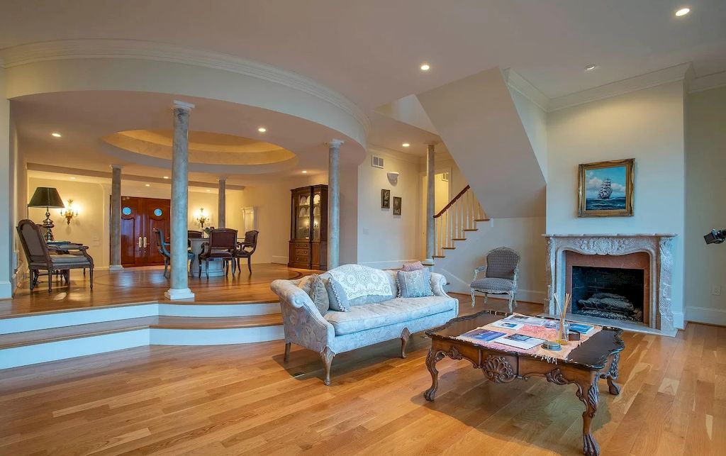 Spectacular French Country Style House by the Miles River, Maryland Hits Market for $3,495,000