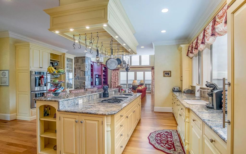 Spectacular French Country Style House by the Miles River, Maryland Hits Market for $3,495,000