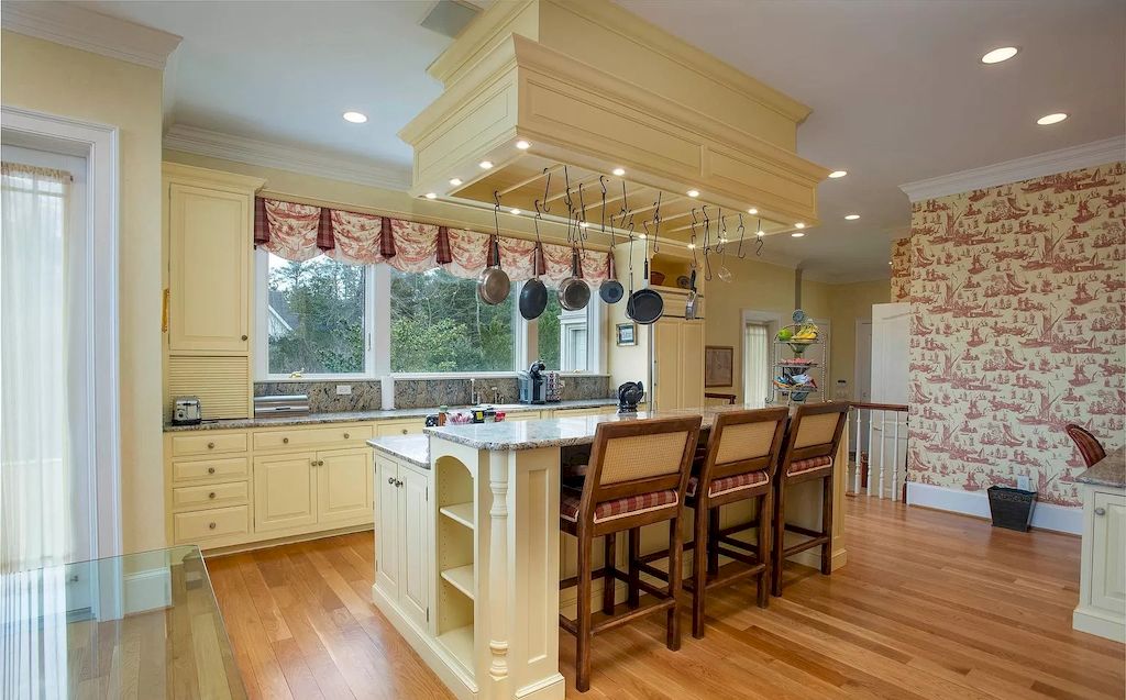 Spectacular French Country Style House by the Miles River, Maryland Hits Market for $3,495,000