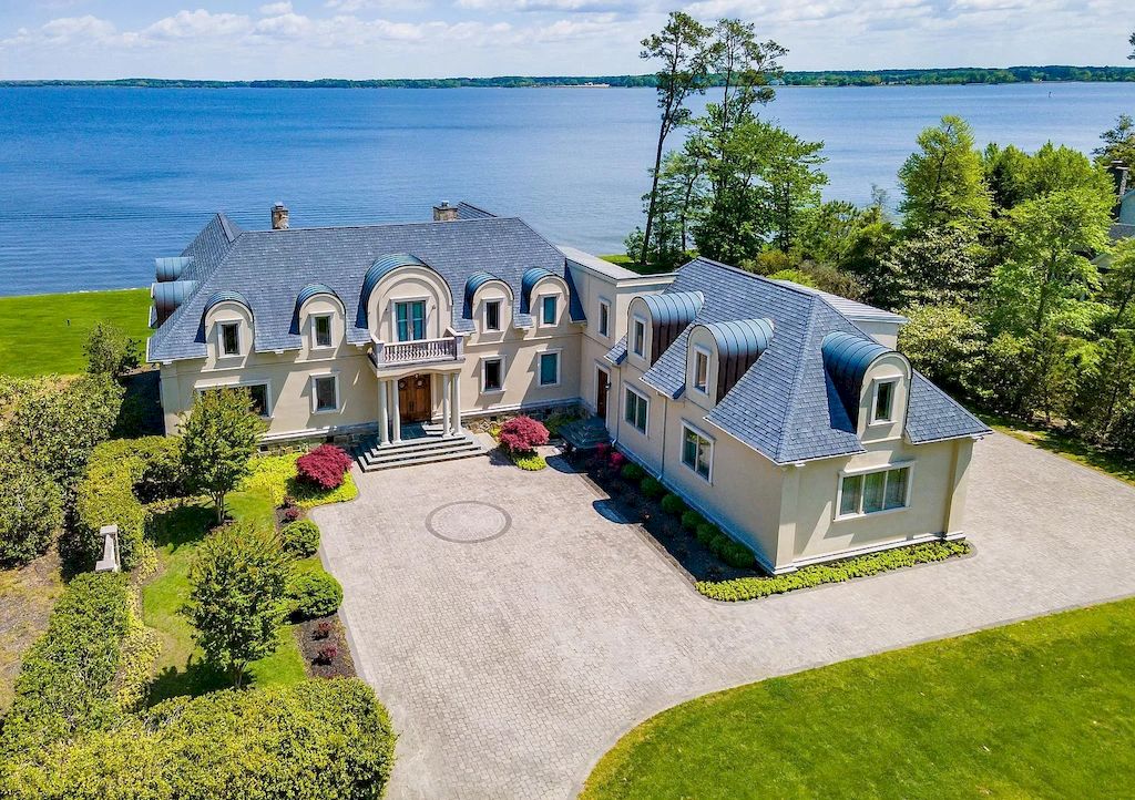 Spectacular French Country Style House by the Miles River, Maryland Hits Market for $3,495,000
