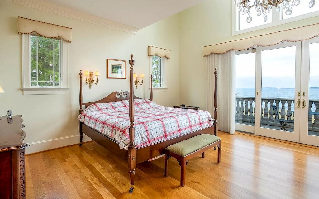 Spectacular French Country Style House by the Miles River, Maryland Hits Market for $3,495,000