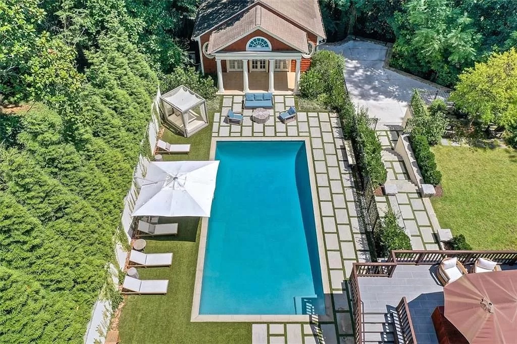 Georgia's Oasis of Enjoyment Surrounded by Greenery Priced at $3,200,000