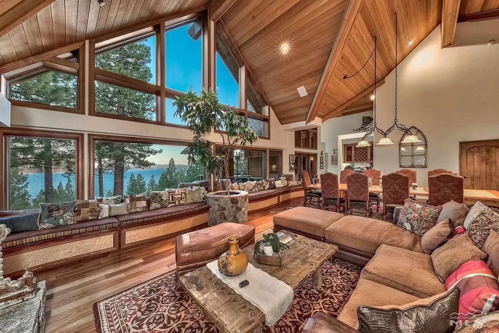 Meticulous Nevada house with panoramic lake views hits Market for $13,000,000