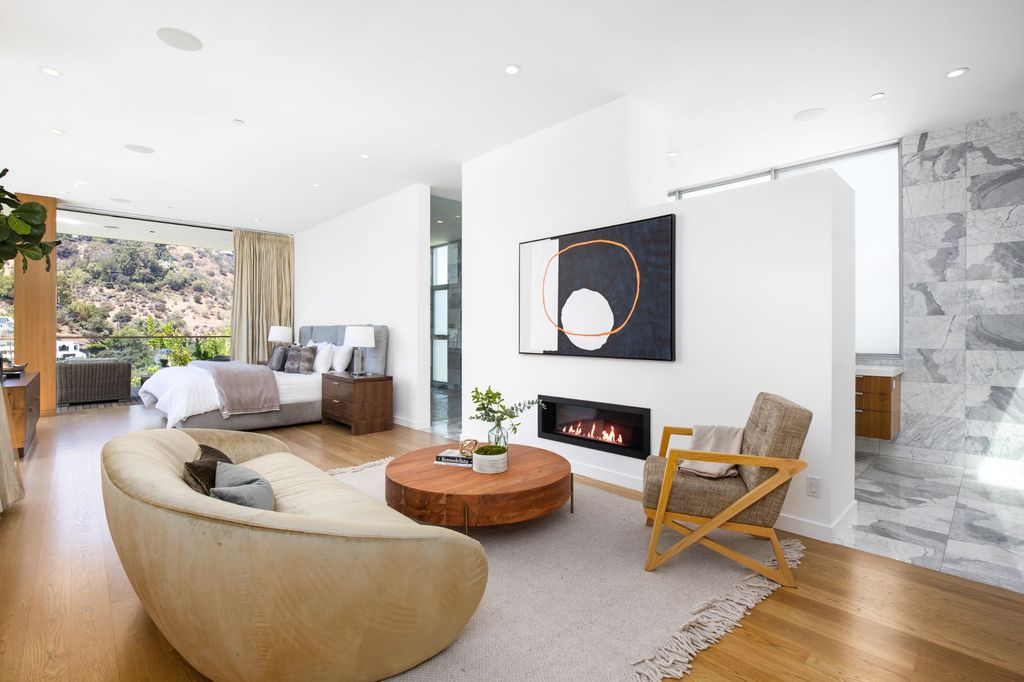 The Home in Los Angeles is a newly built modern architectural estate with the explosive city and canyon views now available for sale. This home located at 1967 Mount Olympus Dr, Los Angeles, California