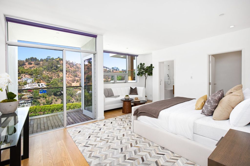 The Home in Los Angeles is a newly built modern architectural estate with the explosive city and canyon views now available for sale. This home located at 1967 Mount Olympus Dr, Los Angeles, California