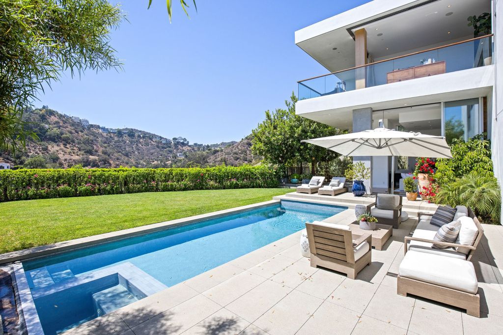 The Home in Los Angeles is a newly built modern architectural estate with the explosive city and canyon views now available for sale. This home located at 1967 Mount Olympus Dr, Los Angeles, California