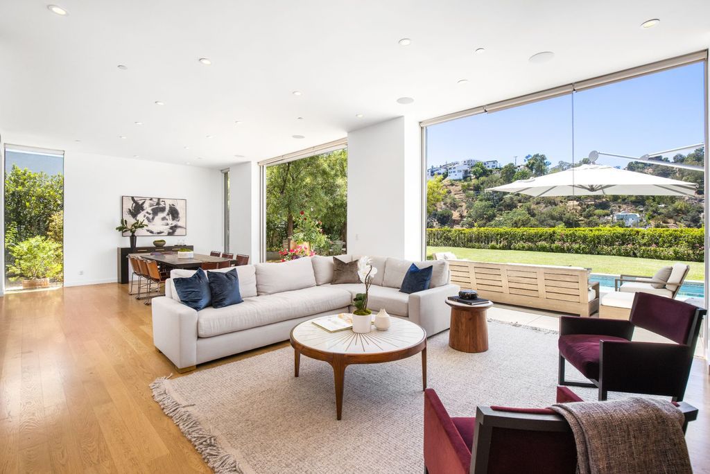 The Home in Los Angeles is a newly built modern architectural estate with the explosive city and canyon views now available for sale. This home located at 1967 Mount Olympus Dr, Los Angeles, California