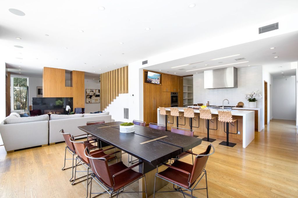 The Home in Los Angeles is a newly built modern architectural estate with the explosive city and canyon views now available for sale. This home located at 1967 Mount Olympus Dr, Los Angeles, California