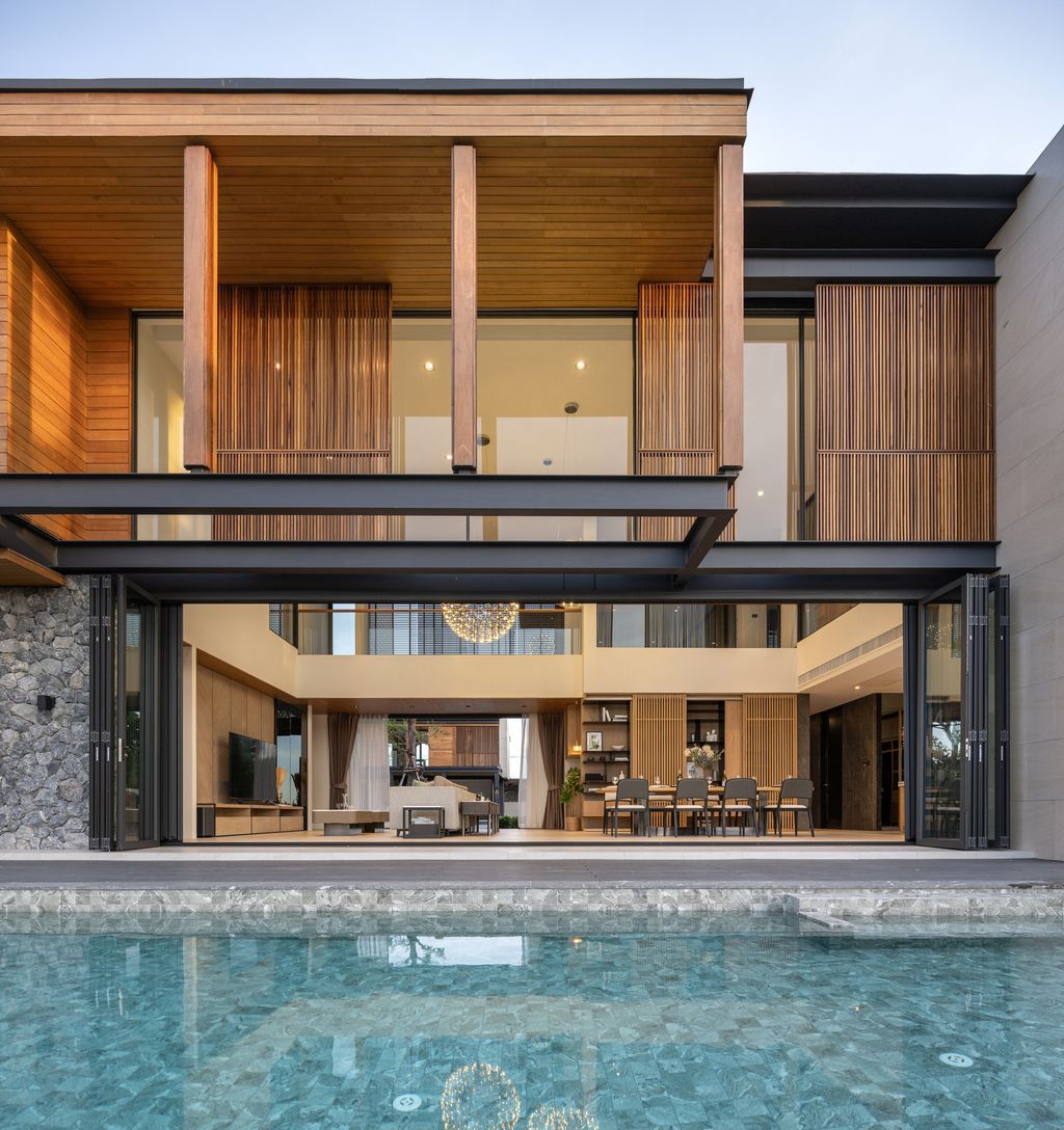 BSPN Residence Elegant House for 2 Generations by 10 Space Architects 9