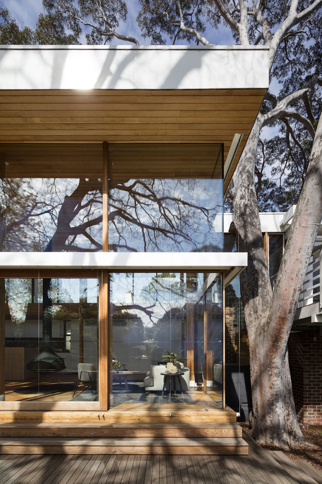 Camberwell House, Modern home Overlooks leafy Park by AM Architecture