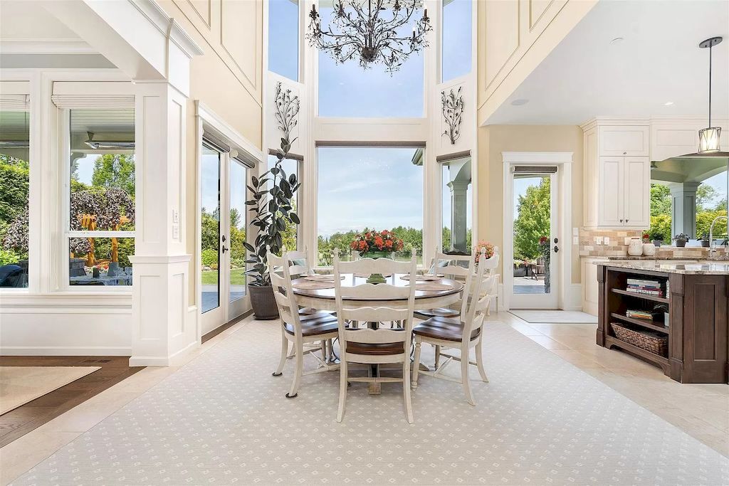 The European Country Style Home in Langley is a lakefront property with spectacular mountain views now available for sale. This home is located at 20067 1st Ave, Langley, BC V2Z 0A4, Canada