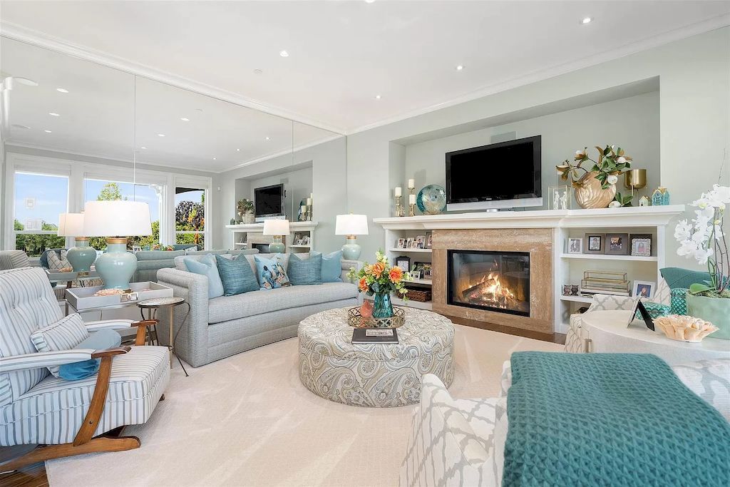 The European Country Style Home in Langley is a lakefront property with spectacular mountain views now available for sale. This home is located at 20067 1st Ave, Langley, BC V2Z 0A4, Canada