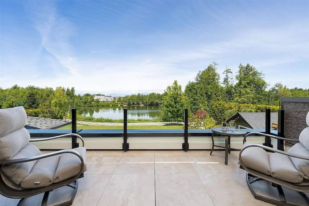 The European Country Style Home in Langley is a lakefront property with spectacular mountain views now available for sale. This home is located at 20067 1st Ave, Langley, BC V2Z 0A4, Canada