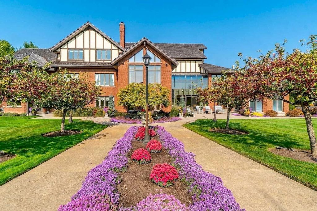The Palatial Mansion in Ontario is a breathtaking home now available for sale. This home is located at 6793 Wellington Rd #34, Cambridge, ON N3C 2V4, Canada