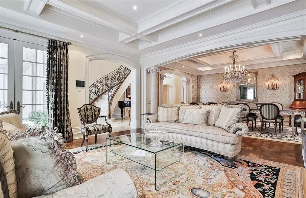 The Incredible Parisian Chateau in Ontario is a waterfront home now available for sale. This home is located at 2064 Lakeshore Rd E, Oakville, ON L6J 1M3, Canada