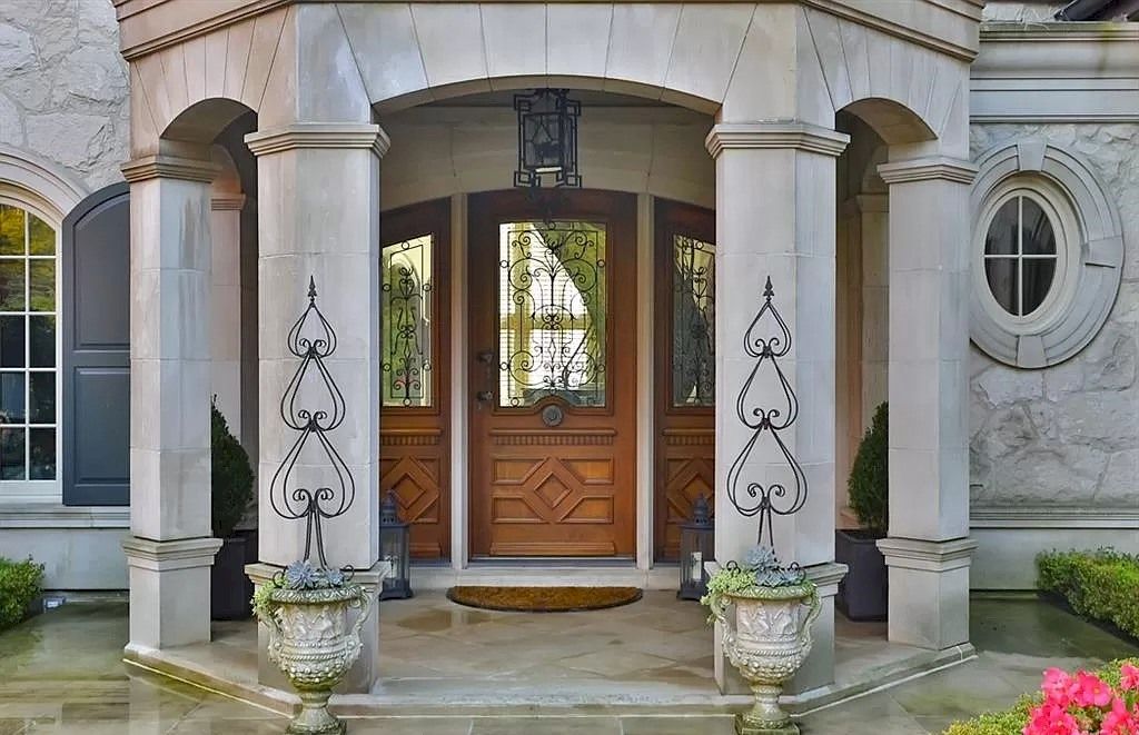 The Incredible Parisian Chateau in Ontario is a waterfront home now available for sale. This home is located at 2064 Lakeshore Rd E, Oakville, ON L6J 1M3, Canada