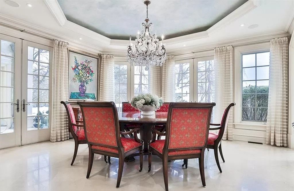 The Incredible Parisian Chateau in Ontario is a waterfront home now available for sale. This home is located at 2064 Lakeshore Rd E, Oakville, ON L6J 1M3, Canada