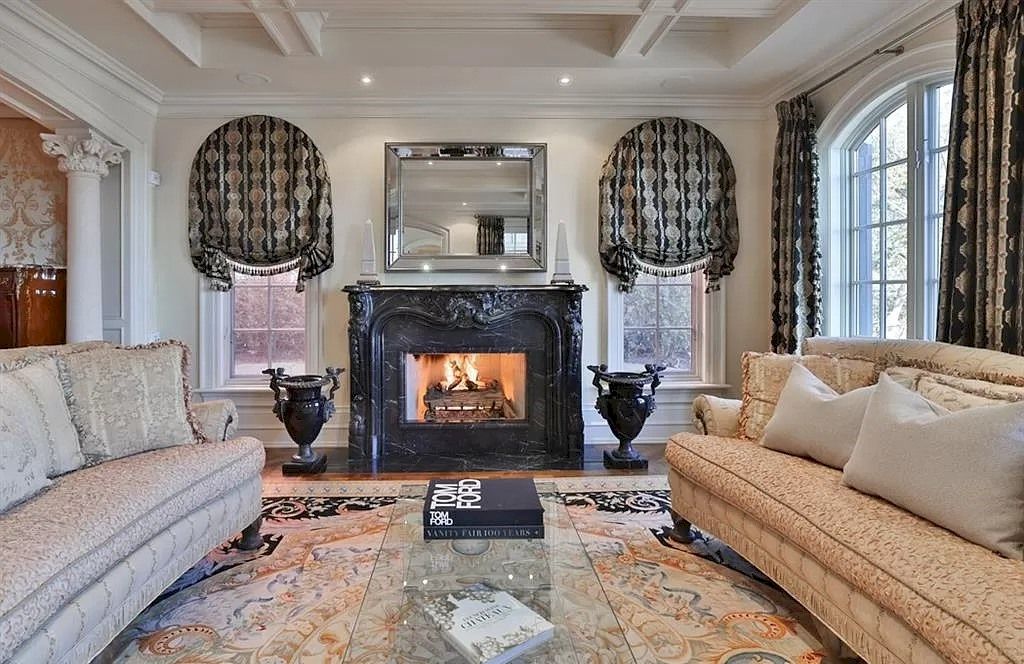 The Incredible Parisian Chateau in Ontario is a waterfront home now available for sale. This home is located at 2064 Lakeshore Rd E, Oakville, ON L6J 1M3, Canada